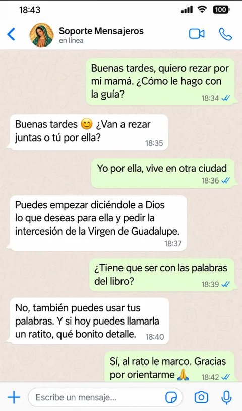 Ilustración de una conversación sobre oración por la familia